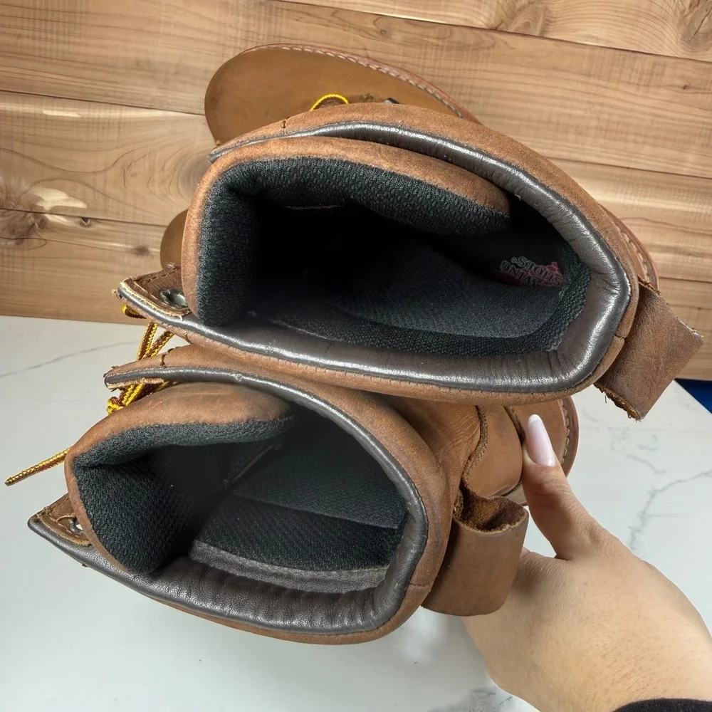 Red Wing Loggermax 4420 Mens Brown Waterproof Leather Work Boots‎ Men's 11.5